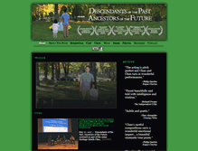 Tablet Screenshot of descendantsofthepast.com